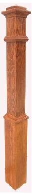 oak newel